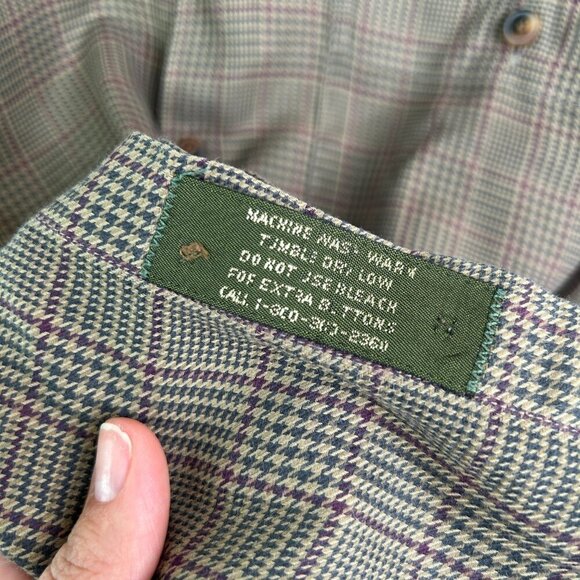 Scott Barber Men's Brown Button Down Long Sleeve Collared Shirt Size XL - Picture 5 of 6